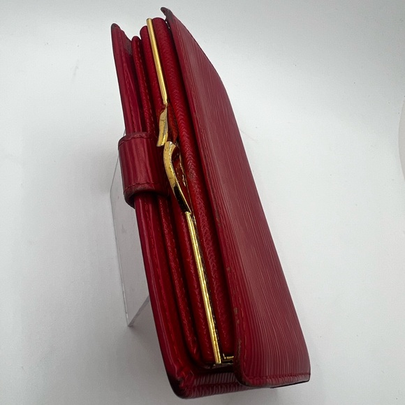GUC Louis Vuitton Red Epi Compact Wallet - Picture 2 of 8